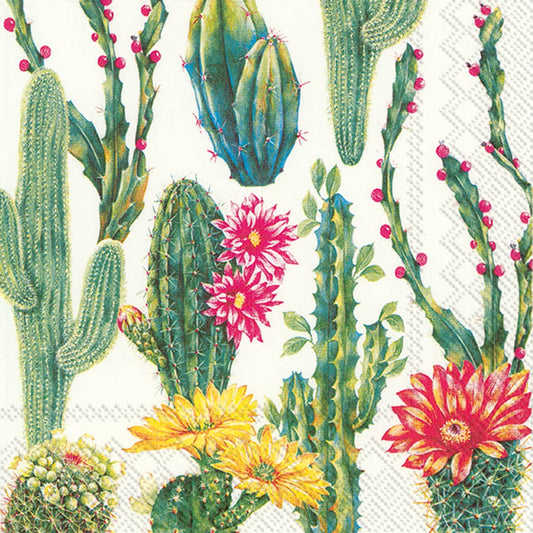 Paper Cocktail Napkins Pack of 20 Exotic Garden