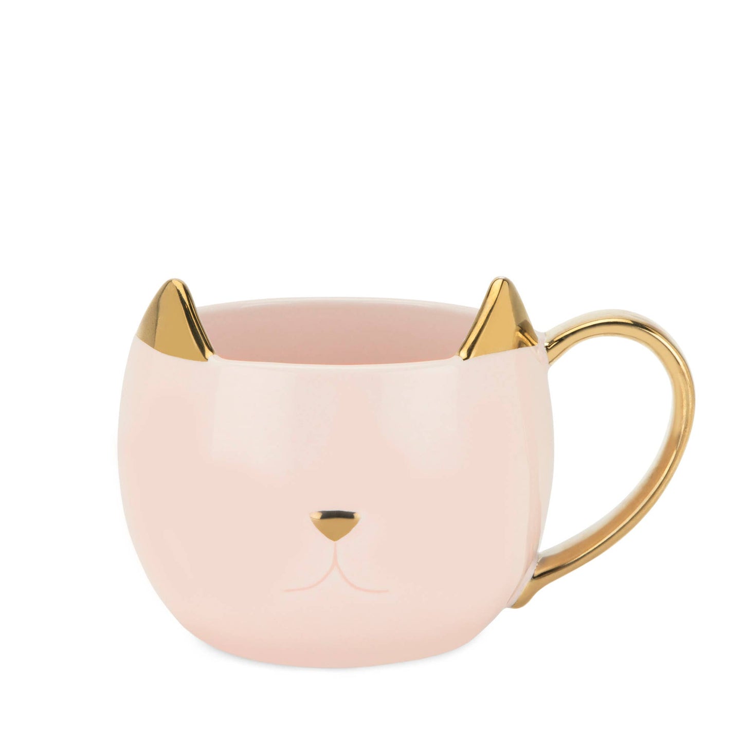 Chloe™ Ceramic Mug Cat Purrrfect in Pink and Gold