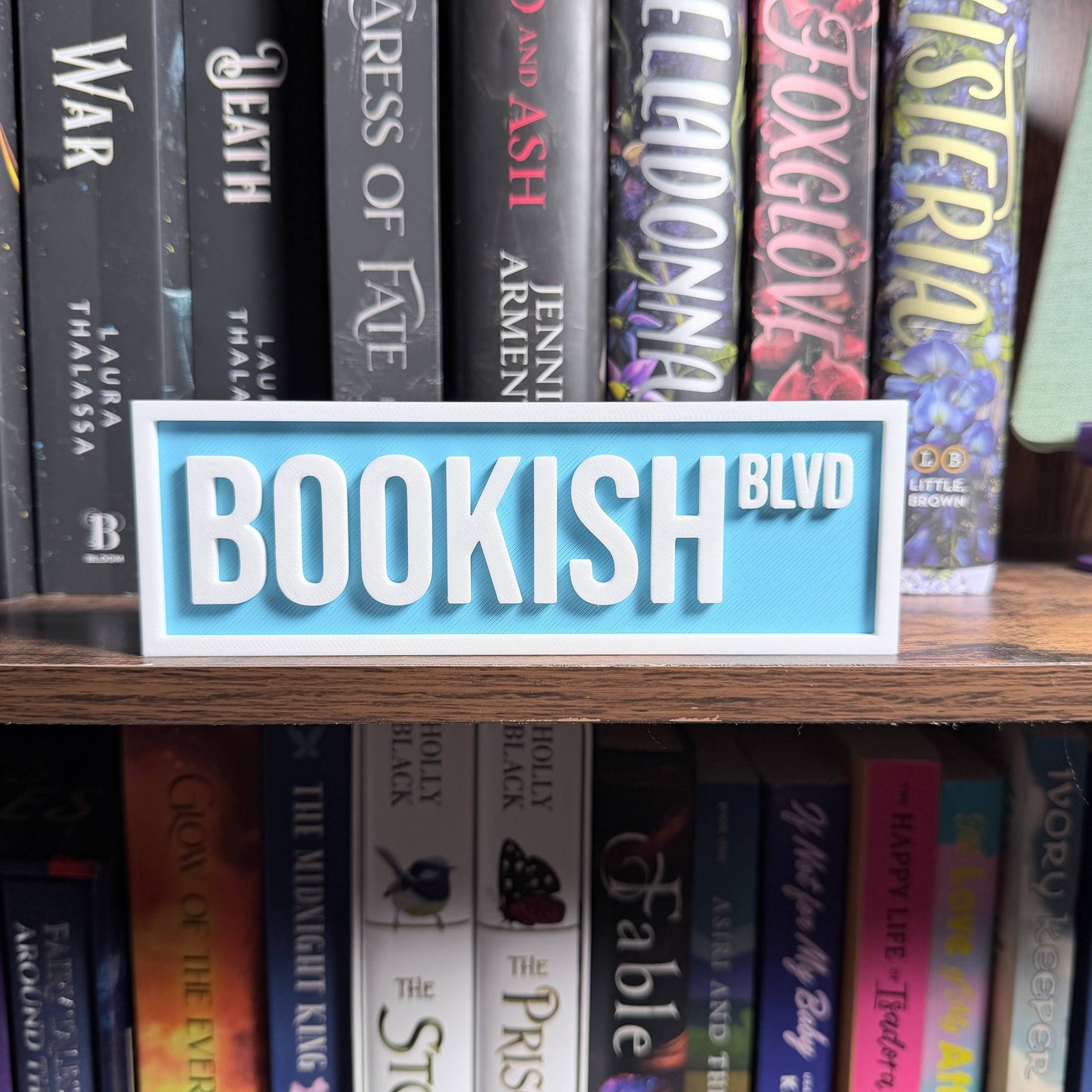Bookish Street Sign | Bookshelf Decor