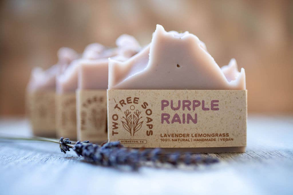 Purple Rain- Natural Handmade Vegan Bar Soap