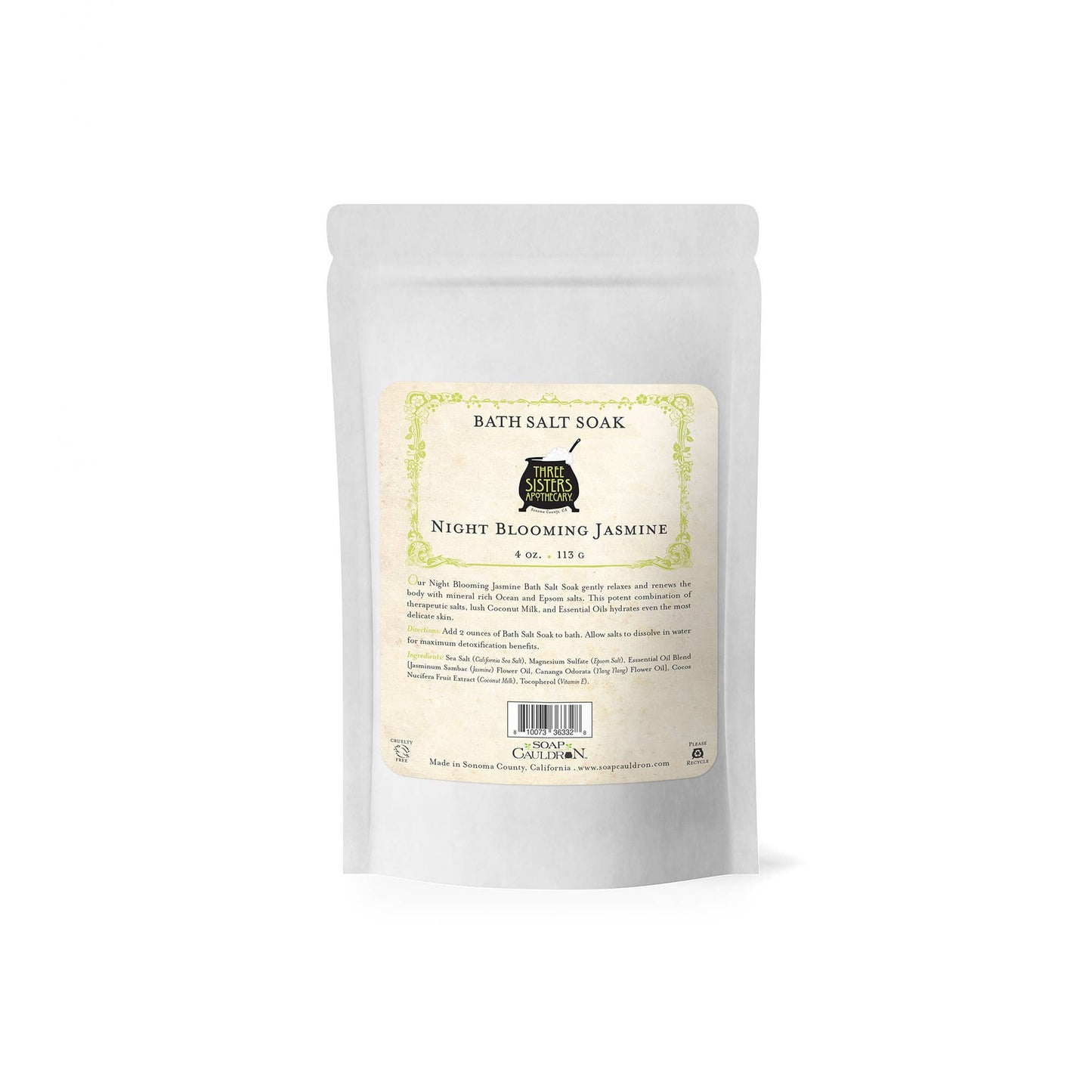 Bath Salt Soak Night Blooming Jasmine