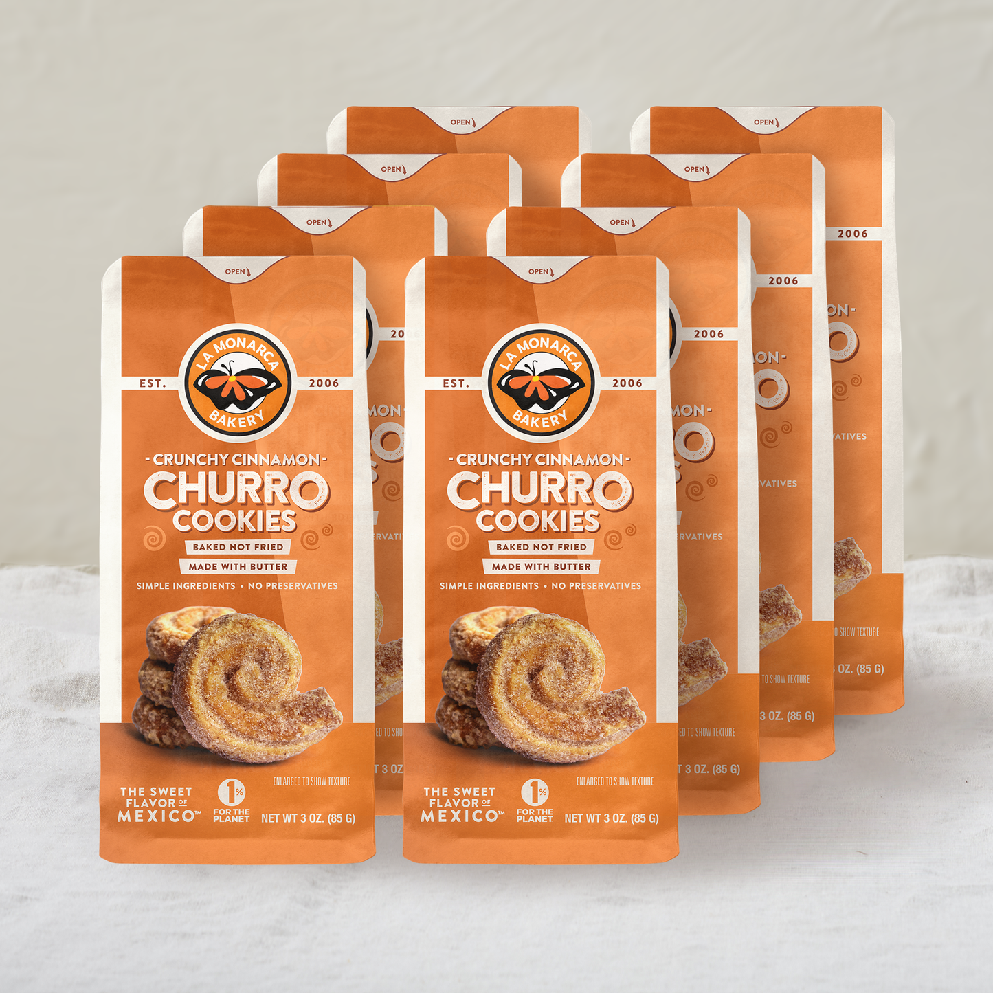 Crunchy Cinnamon Churro Cookies 3 oz Bag