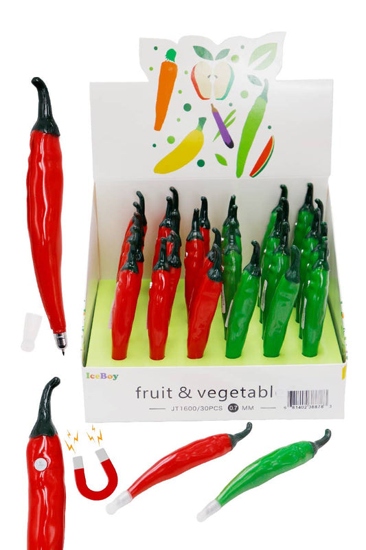 Chili Pepper Pen with Magnet