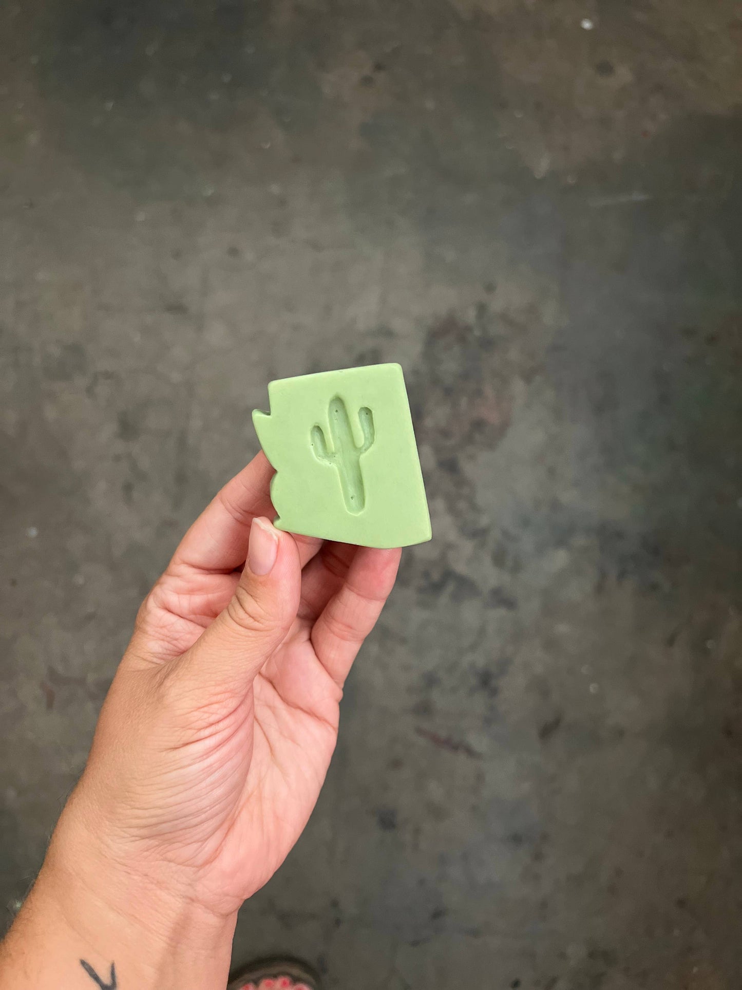 Arizona Mini Soap (Single): Prickly Pear (Green + Purple/pink)