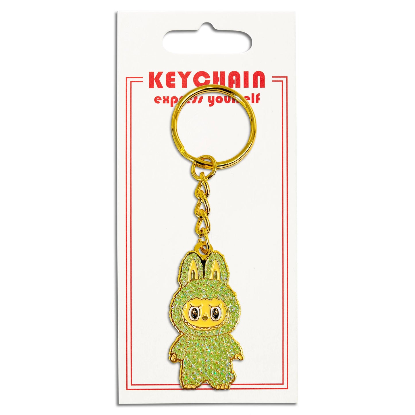 Monster Green Grape Keychain