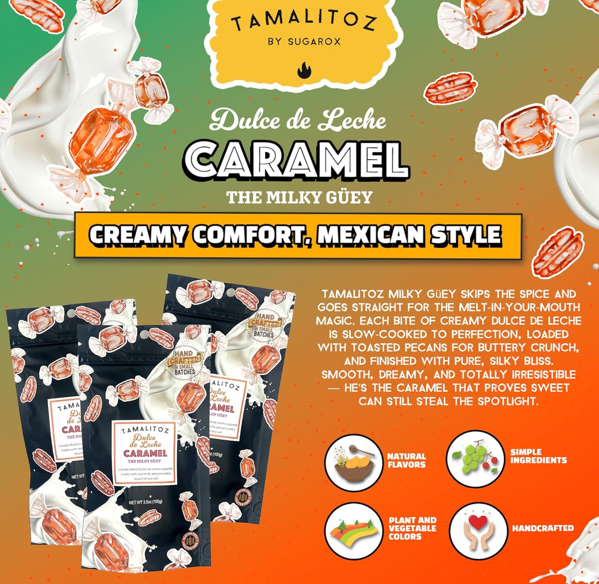 Tamalitoz Dulce de Leche Caramel - The Milky Güey