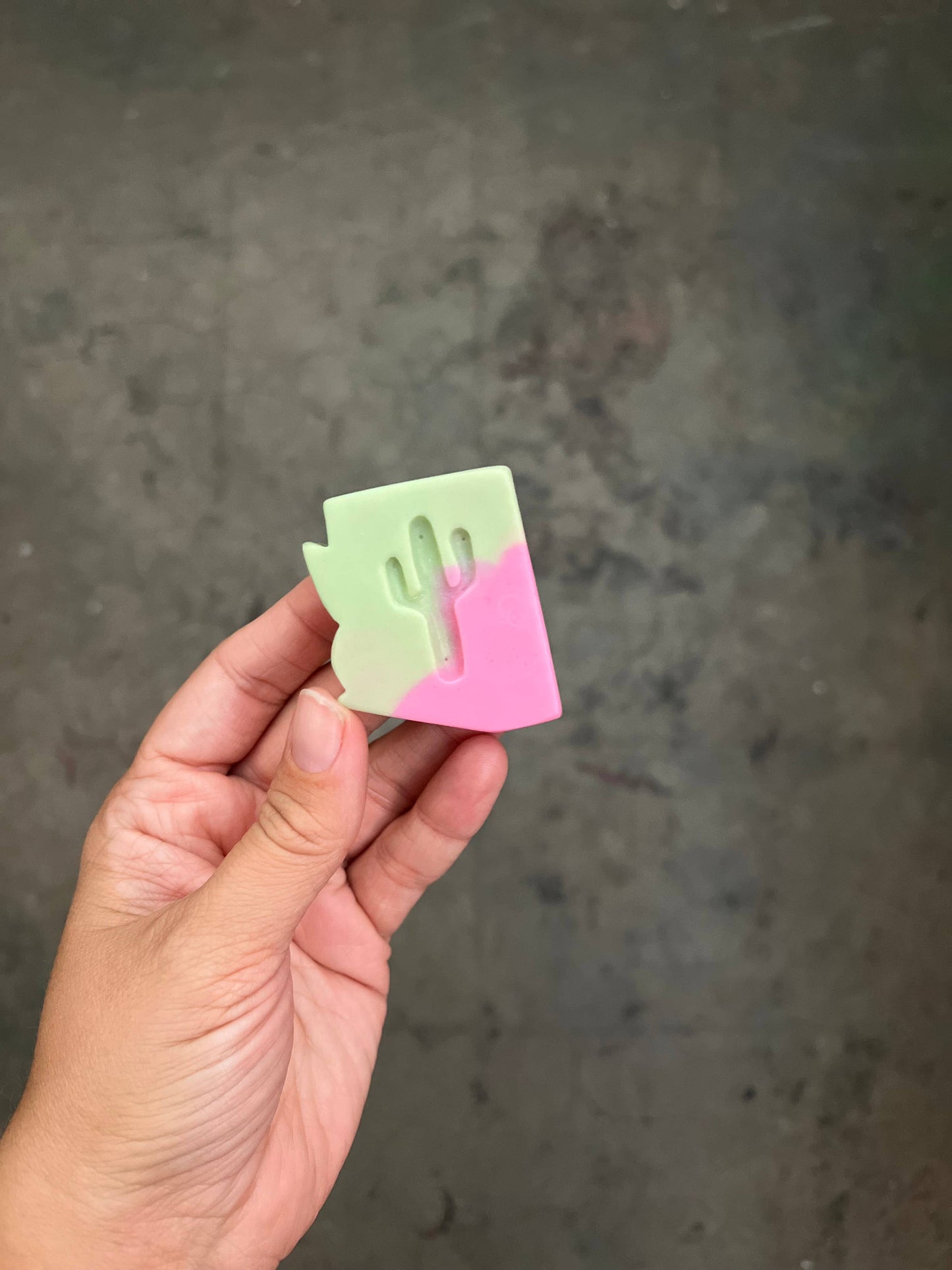 Arizona Mini Soap (Single): Prickly Pear (Green + Purple/pink)