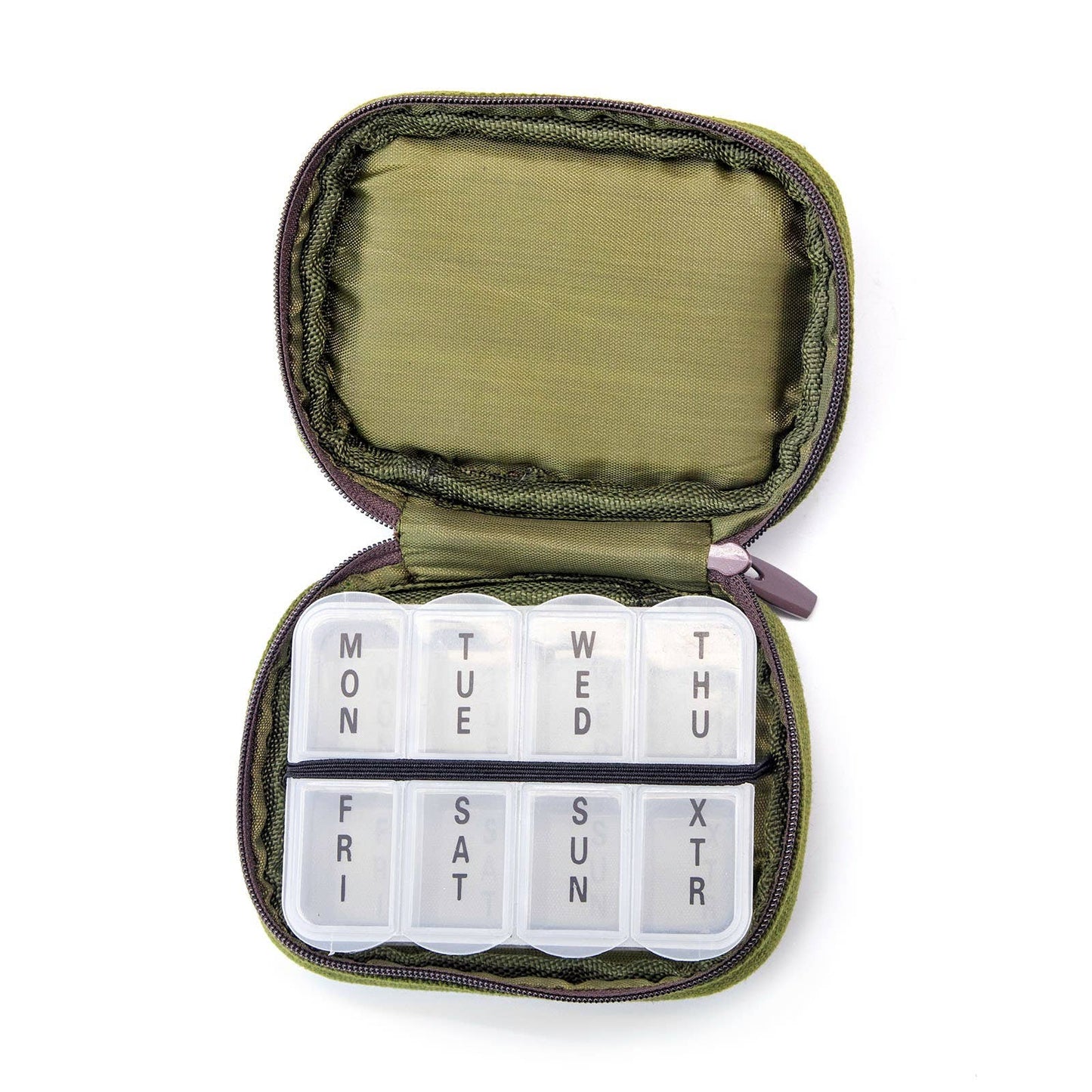 Fashion Smart Men's Pill and Vitamin Case Open Stock 1 Piece