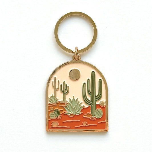 Warm Desert Arch Keychain | Summer Gift + Garden Gift