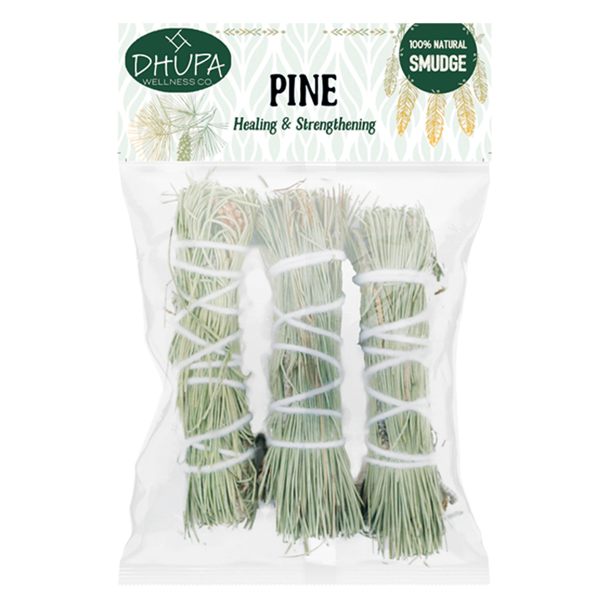 Sage Smudge Stick Retail Bag - Pine (4 in.)