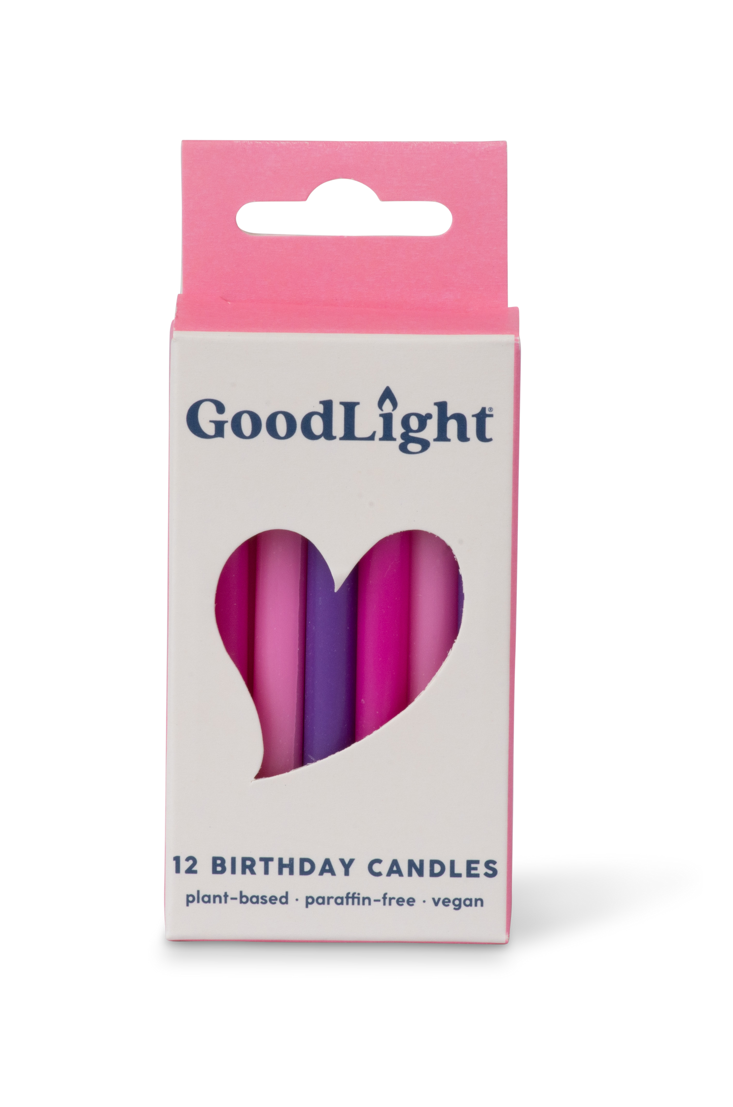 Vegan Birthday Candles | 12-Count Box: White