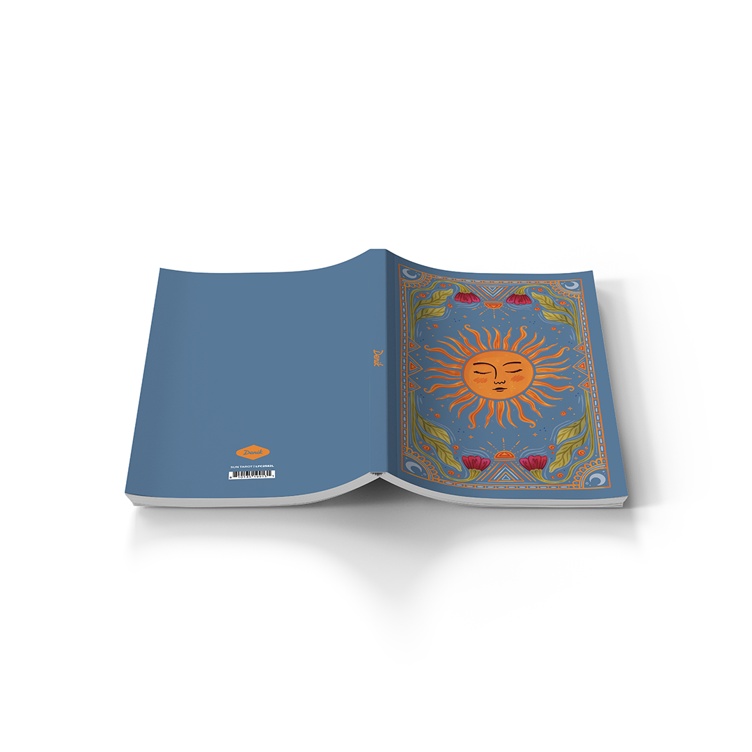 Sun Tarot  Soft Touch Classic Layflat Notebook