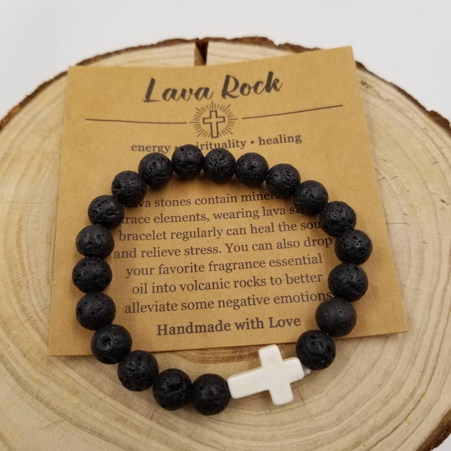 Cross Bracelet Black
