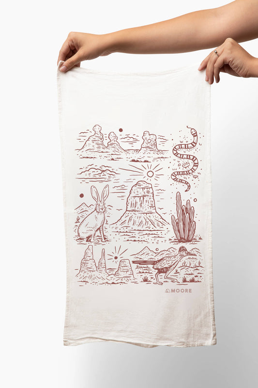 The Desert Tea Towel