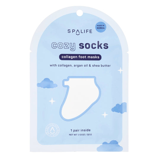 Collagen Spa Foot Mask 1 Pack l Easter Basket Stuffer 