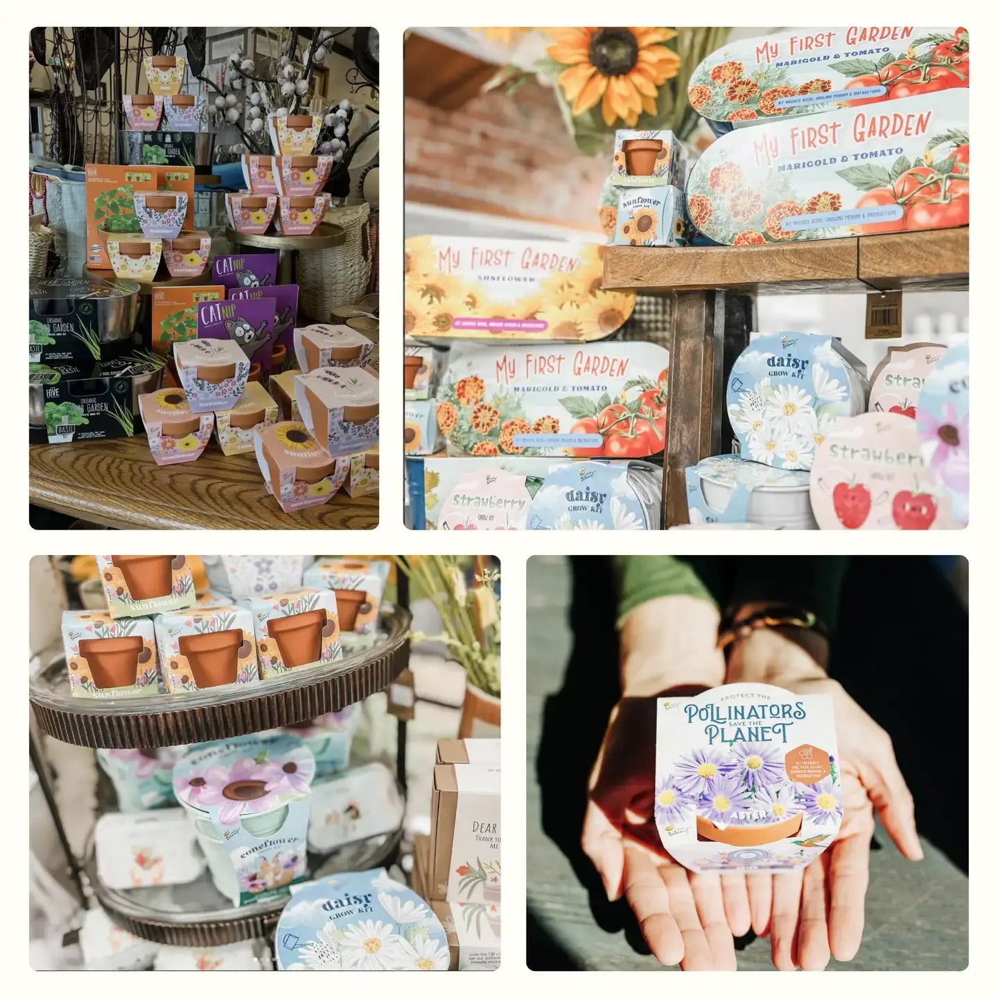 Save The Bees Kits | Paper Cups | Pollinator Seeds 12 Pack
