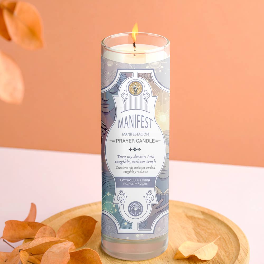 Prayer Candle - Manifest (8 in./9.5 oz.)