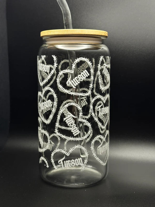 By Spooky Selena Glass Cup