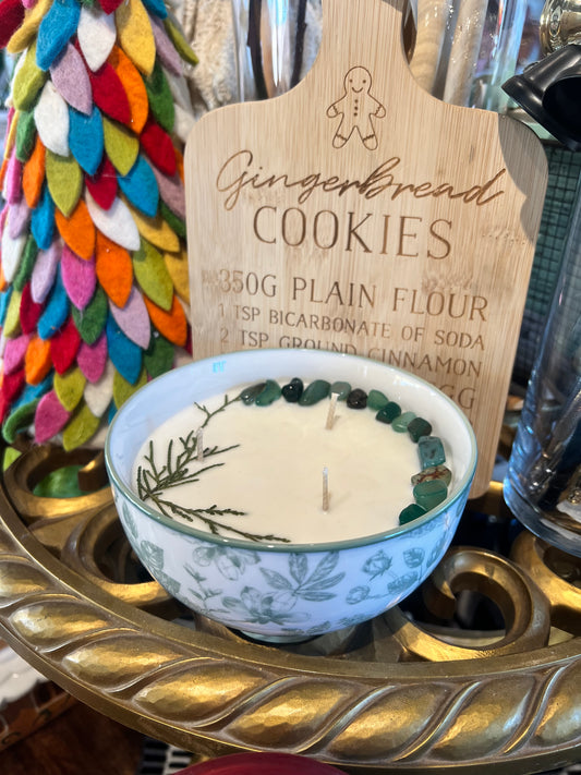 13oz Evergreen + Amber Candle