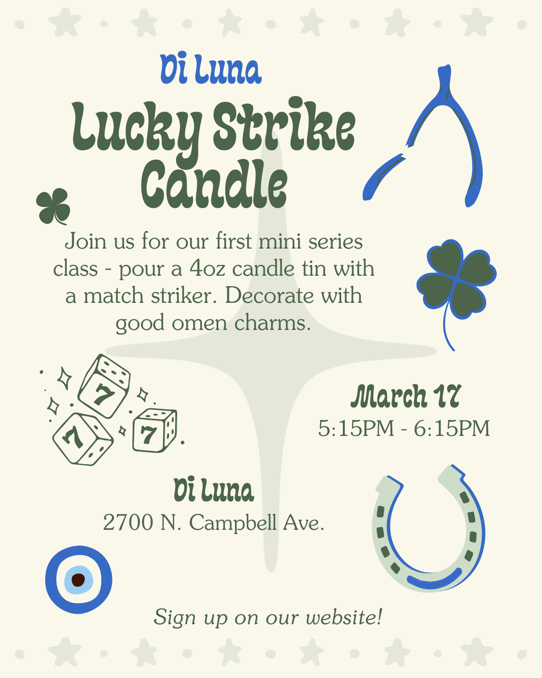 3/17 Mini-series: Lucky Strike 4oz Candle Decorating