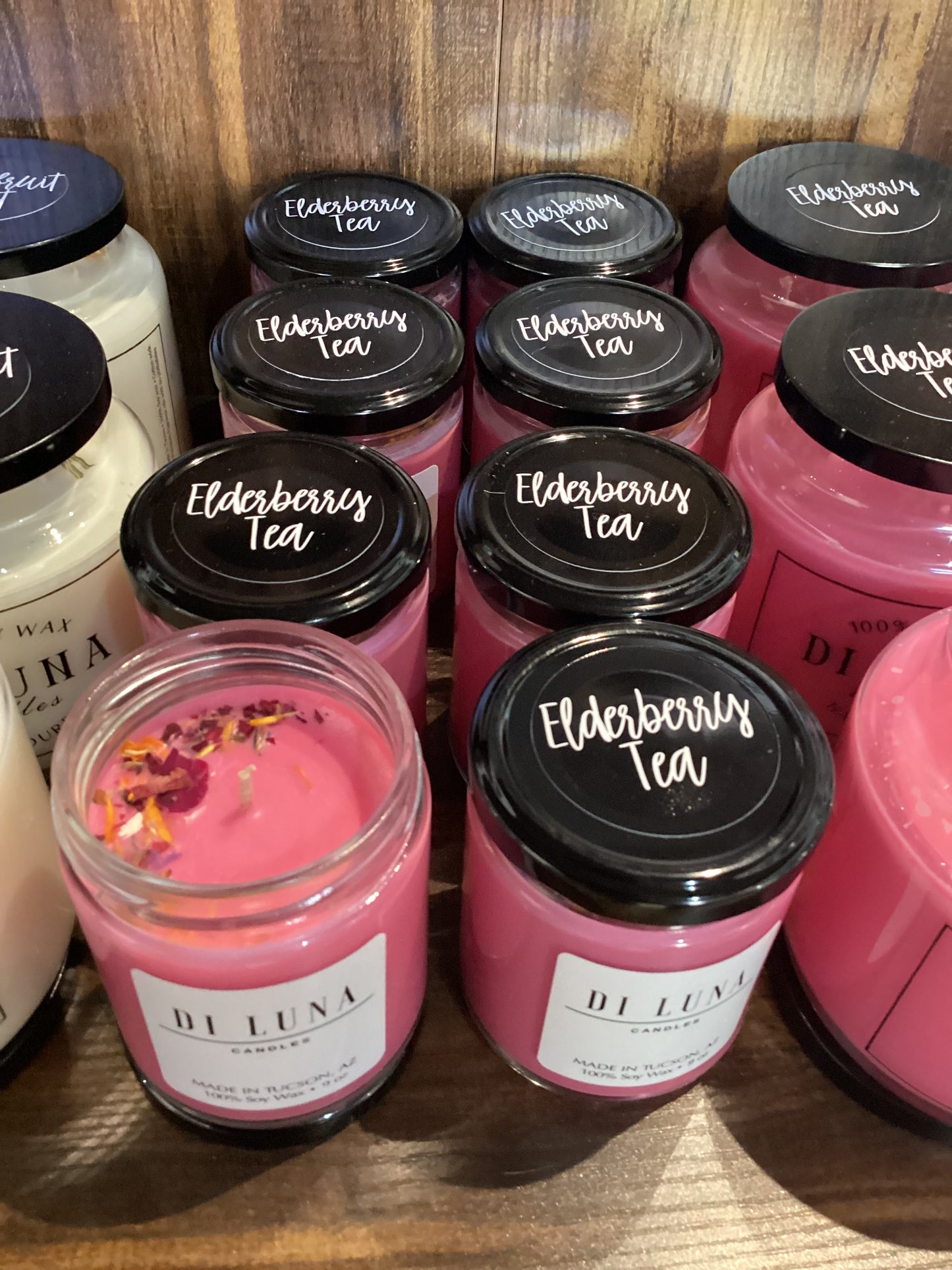 9oz Elderberry Tea Candle