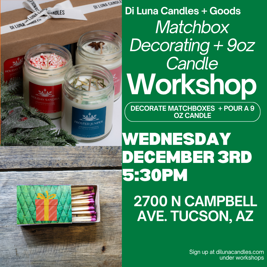 12/3 Matchbox Decorating and Holiday Candle Workshop