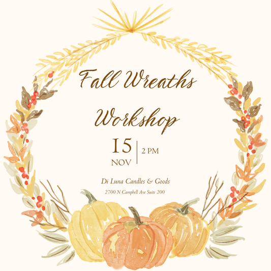 11/15 Fall Wreaths & Candle