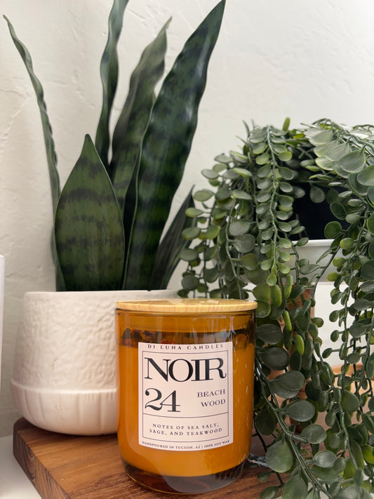 10oz Noir 24 Candle