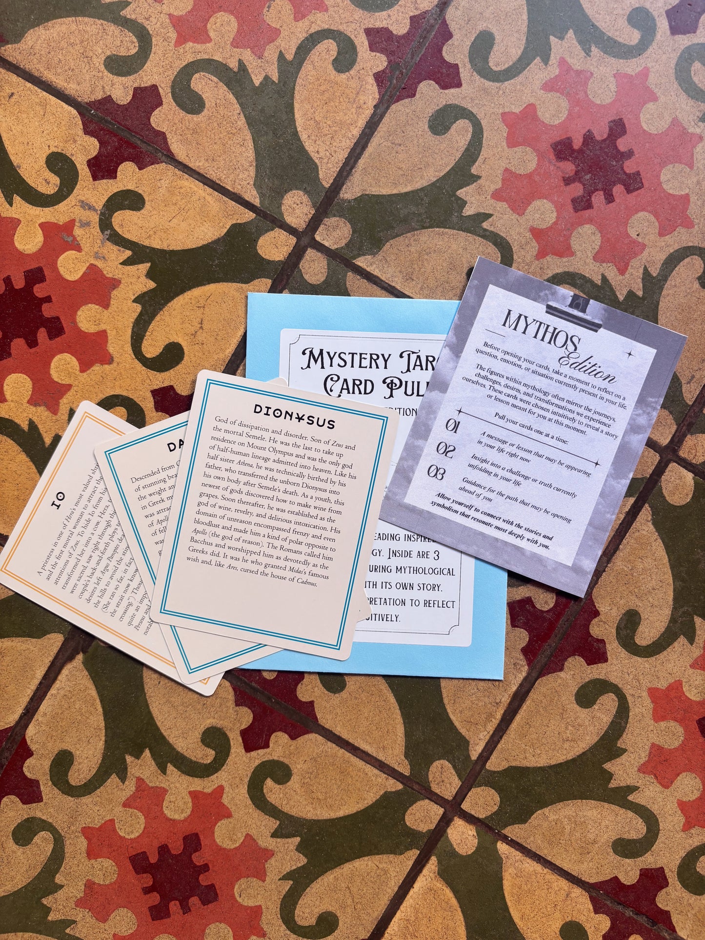 Mystery Tarot Card Pull- Mythos Edition