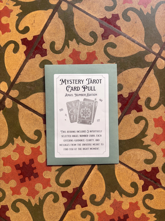 Mystery Tarot Card Pull- Angel Numbers Edition