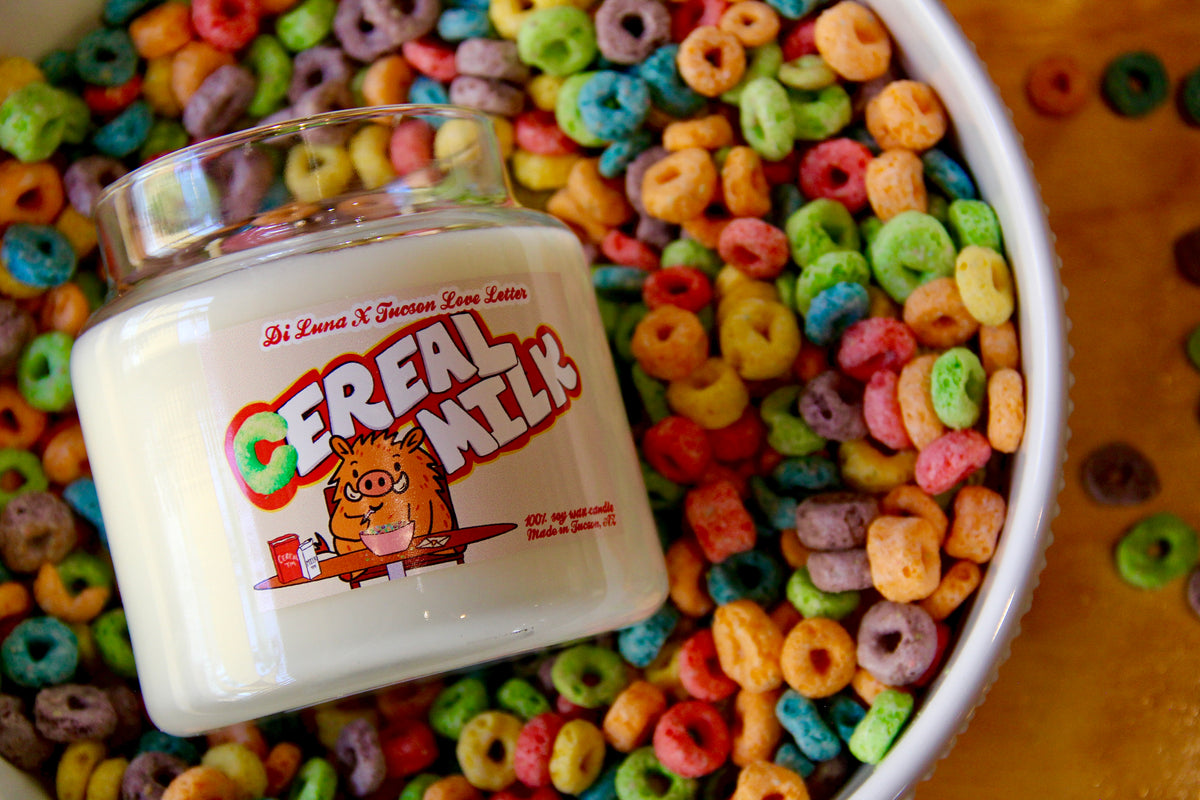16oz Cereal Milk Tucson Love Letter Candle
