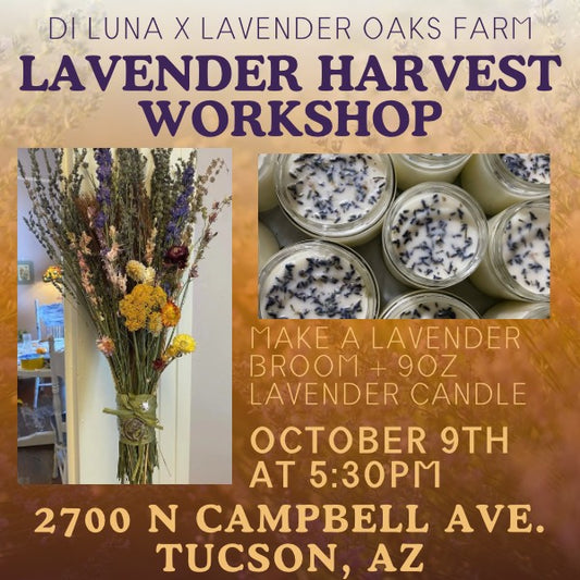 10/9 Lavender Broom + 9oz Lavender Candle