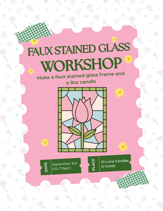 9/3 Faux Stained Glass Workshop