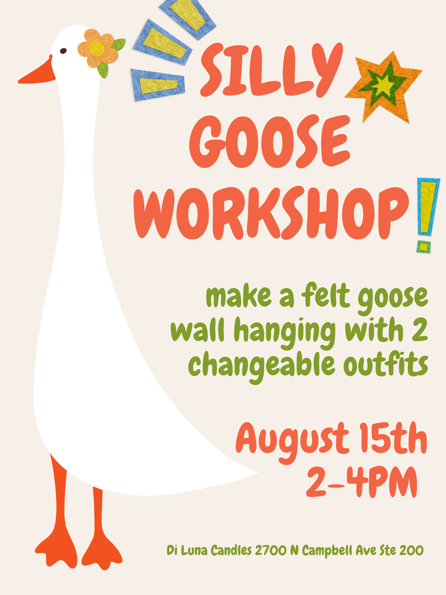 8/15 Silly Goose Workshop