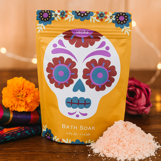 Day of the Dead Bath Soak| Día de los Muertos - Yellow skull