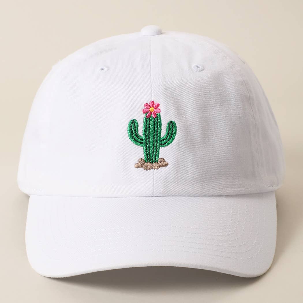 Blooming Cactus Cap: Gold