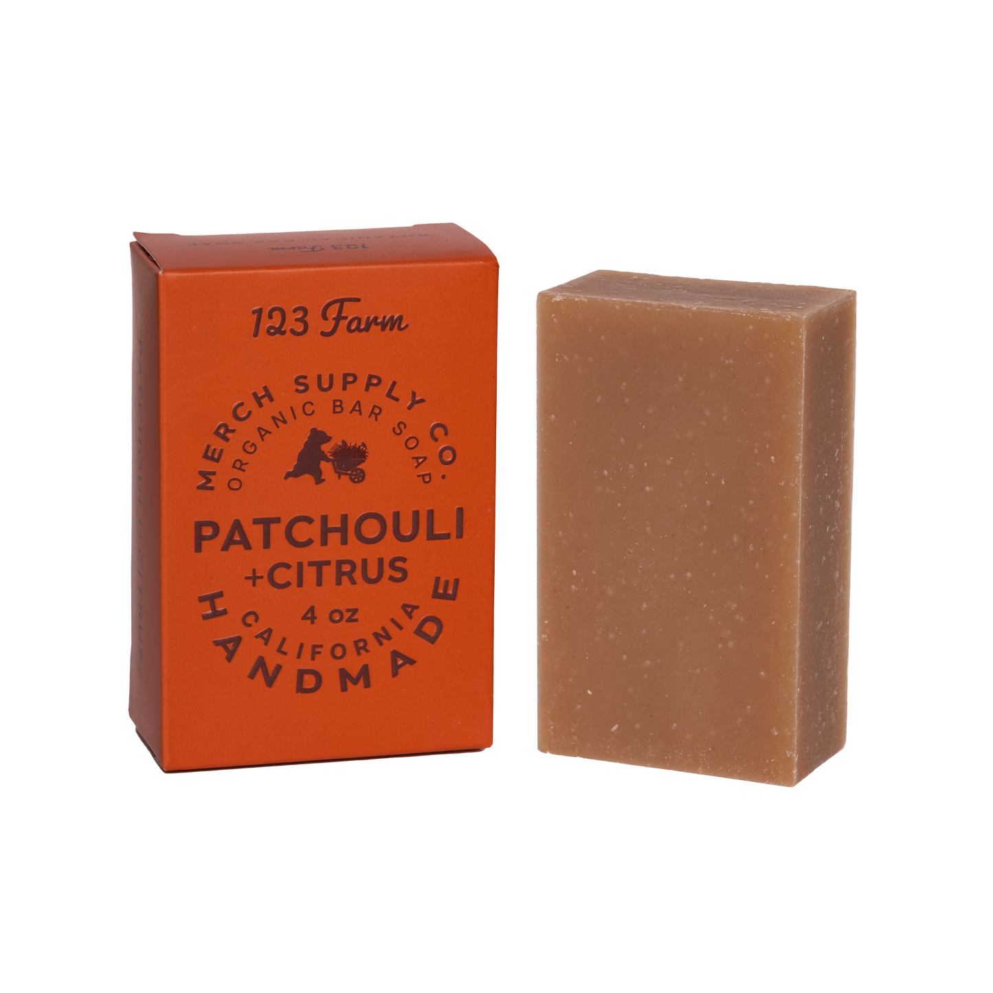 Patchouli + Citrus | Organic Bar Soap, 4 oz