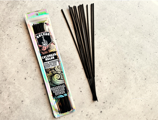 Cucumber Melon | 9  Inch Incense Stick | Charcoal Incense