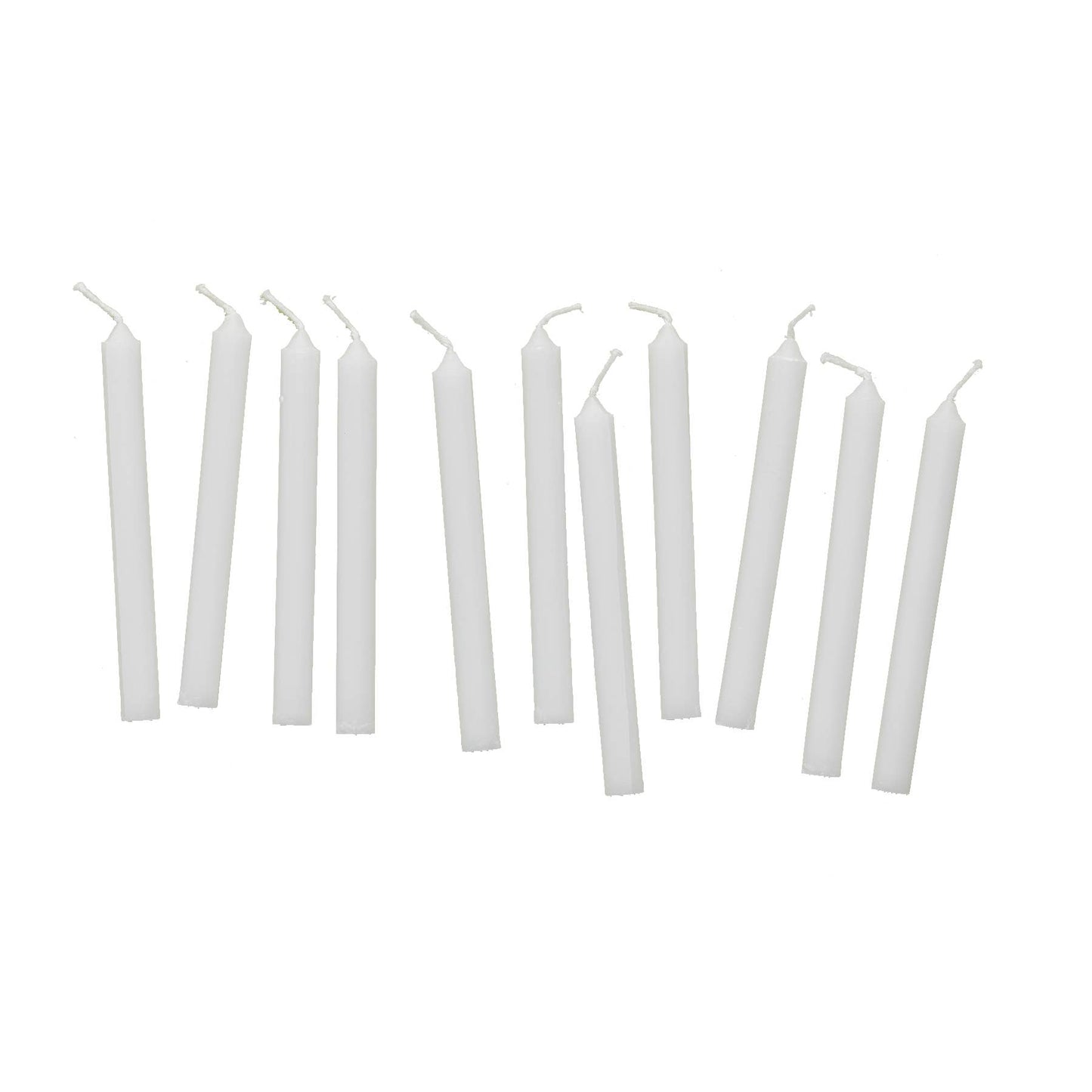 Vegan Birthday Candles | 12-Count Box: White