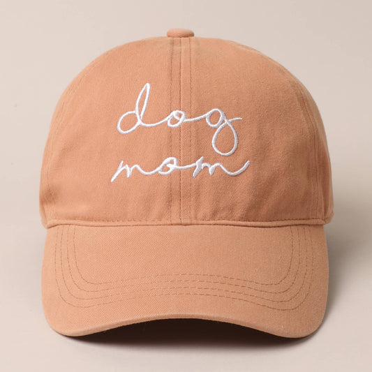 Dog Mom cap CLAY / One Size