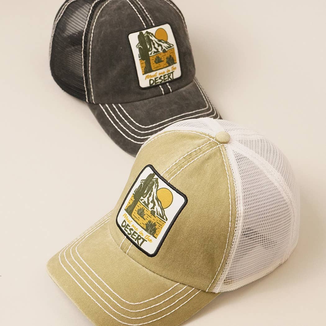 Meet Me In The Desert Cap: KHAKI
