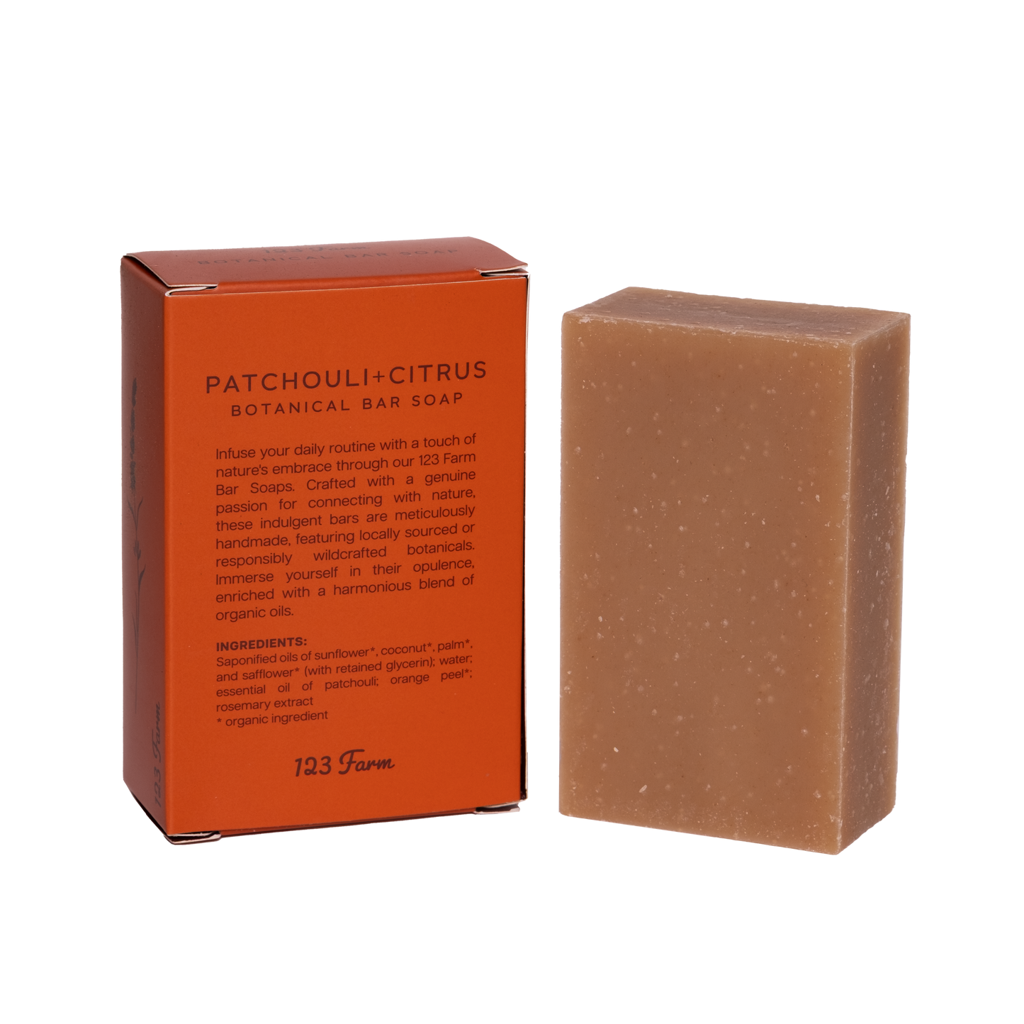 Patchouli + Citrus | Organic Bar Soap, 4 oz
