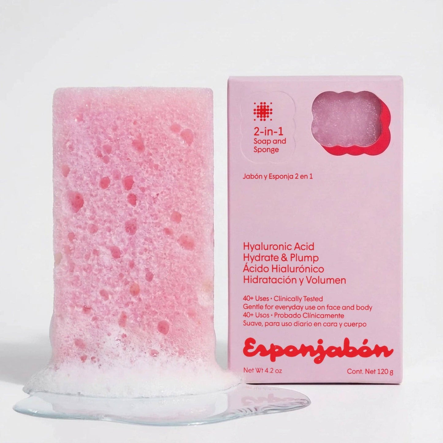 Esponjabon Hyaluronic Acid, Hydrate + Plump