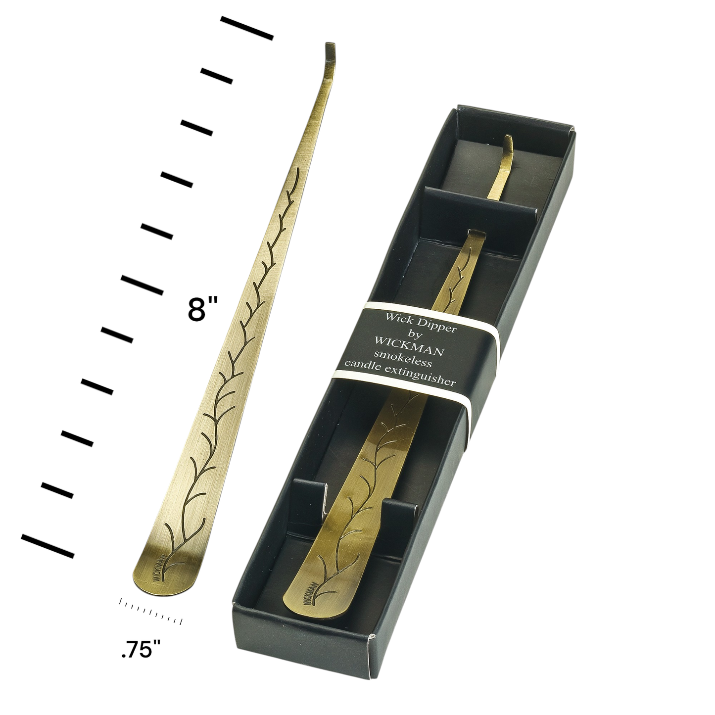 Antique Brass Wick Dipper