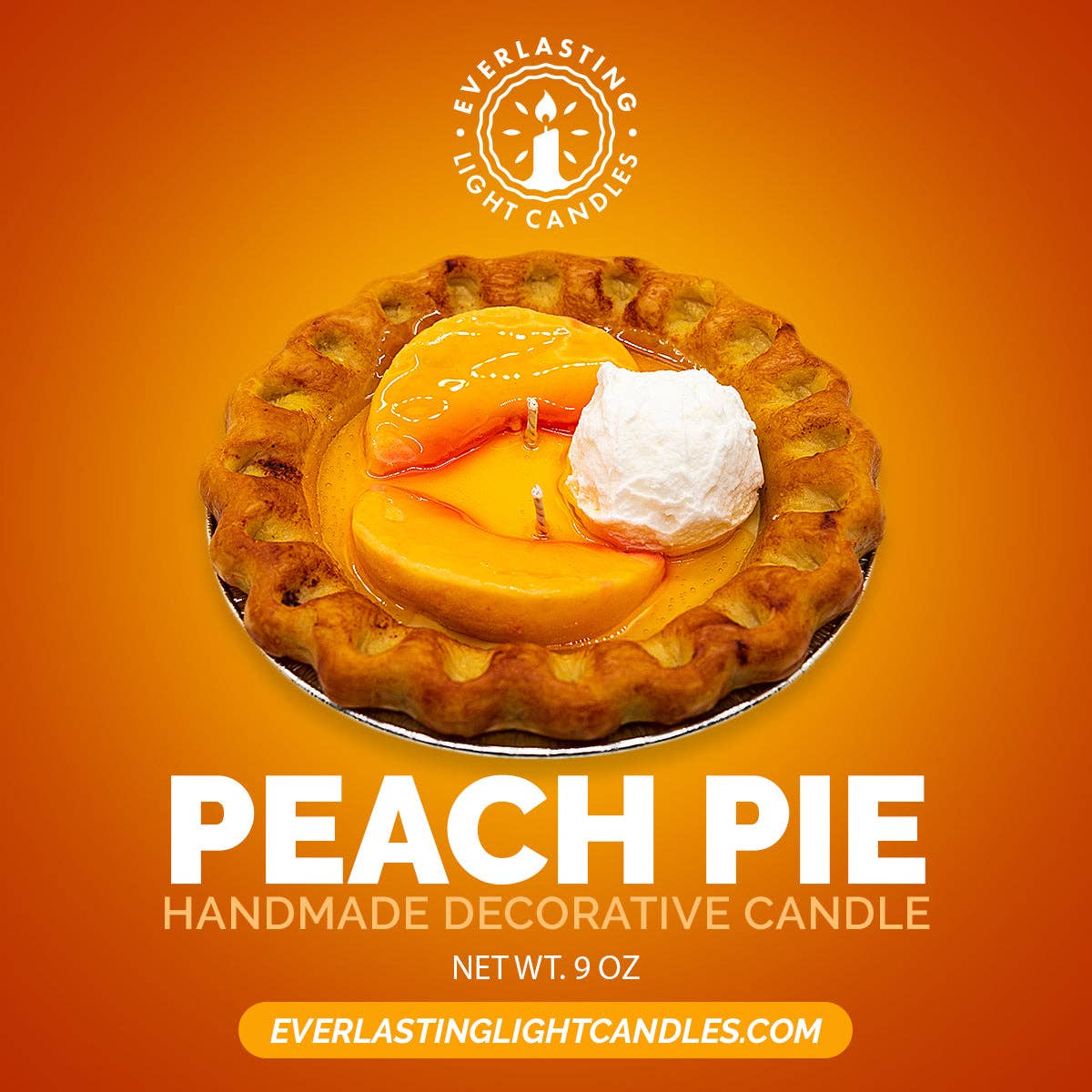 Peach Pie - Dessert Candle