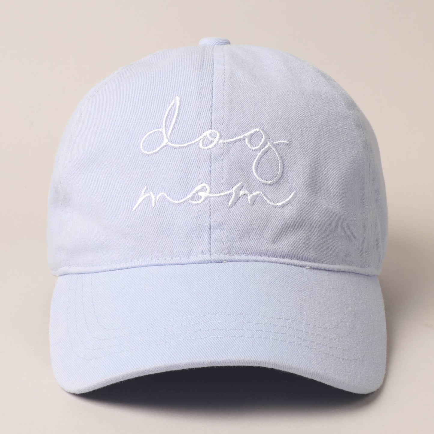 Dog Mom LIGHT BLUE / One Size