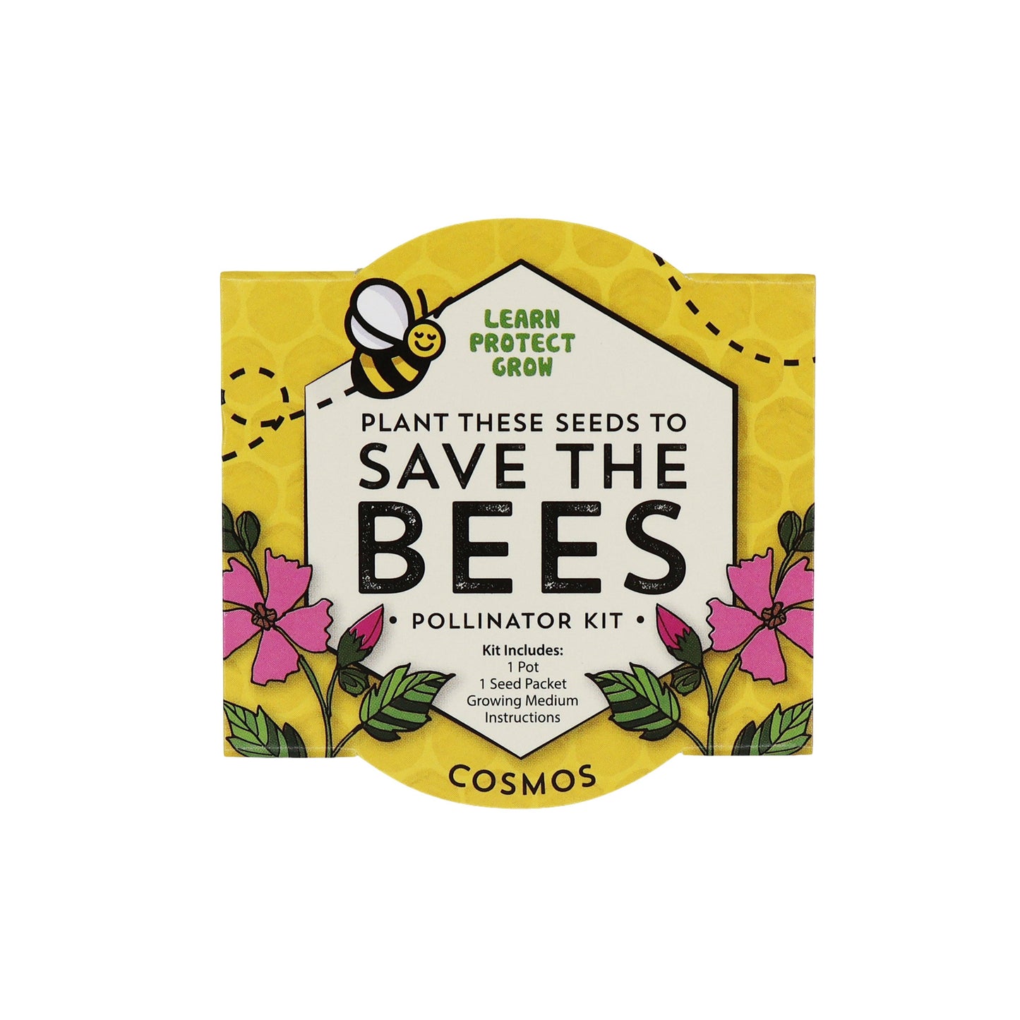 Save The Bees Kits | Paper Cups | Pollinator Seeds 12 Pack