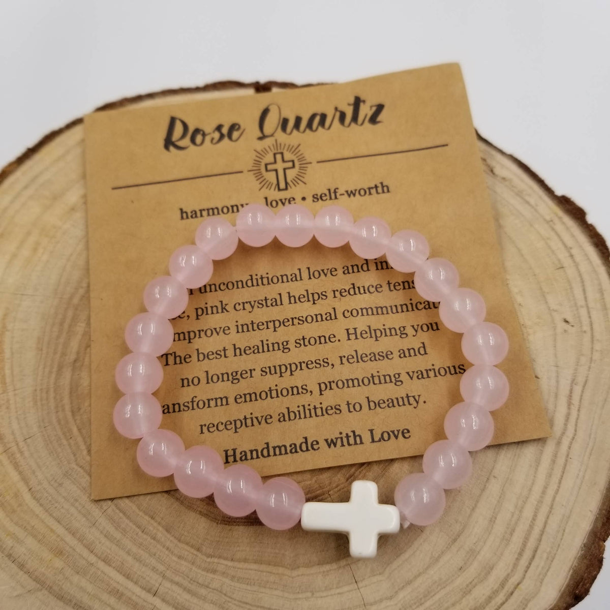Cross Bracelet Pink