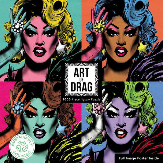Adult Sustainable Jigsaw Puzzle Art of Drag by