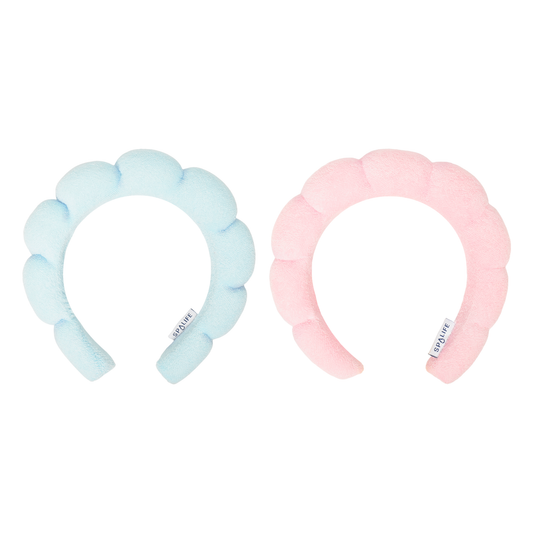 Bubble Skincare Headband For all Hair Types - (Pink or Blue)